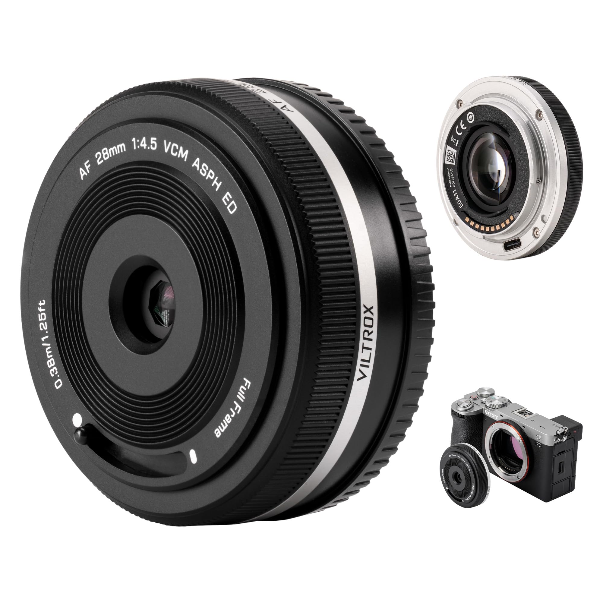 VILTROX AF 28/4.5 FE E-Mount レンズ VILTROX 28mm F4.5 Compact Full-Frame Lens for Sony E-Mount